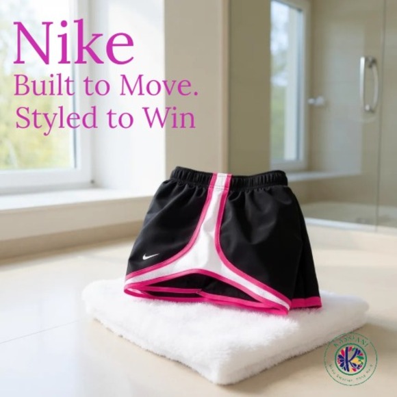 Nike Tempo Running Shorts XS Black/Pink Dri-FIT Moisture-Wicking - Picture 1 of 12